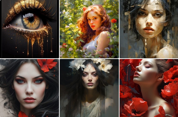 [Виталий Антипин] Портрет маслом по референсам нейросети (2024)